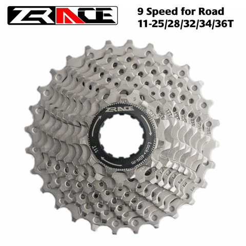 ZRACE – Cassette pour vélo de route/vtt à 9 vitesses, roue libre, 11-25T / 28T / 32T / 34T/36T, Compatible avec Alivio / Acera / SORA ► Photo 1/4