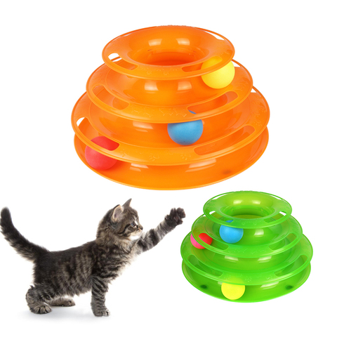 Historique Des Prix Et Avis Sur Jouet Pour Animaux De Compagnie Balle Chat Carrousel Bebe Chat Fournitures Automatique Chat Jouet Trois Couches Tour Piste Carrousel Balle Jouet Vendeur Aliexpress Sdx