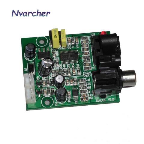 DAC décodeur numérique CS8416 + CS4344 Fiber optique coaxiale entrée de Signal numérique sortie Audio stéréo Decod pour amplificateur ► Photo 1/6