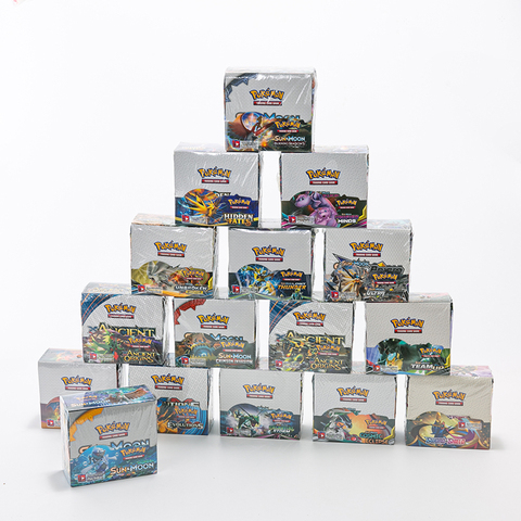 Carte Pokémon en anglais TCG, 36 cartes de poche pour enfants, 324 pièces, soleil et lune, jeu de combat pour bébé ► Photo 1/4
