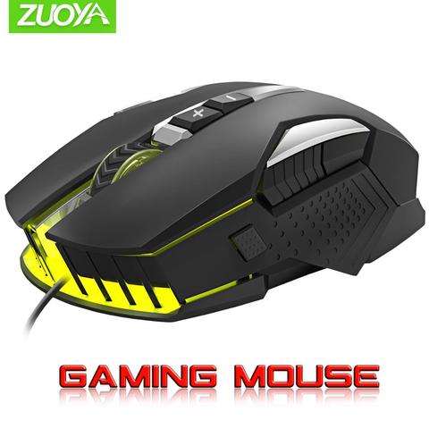 Souris optique de jeu professionnelle, avec rétro-éclairage LED, DPI, pour ordinateur portable et PC de jeu ► Photo 1/6