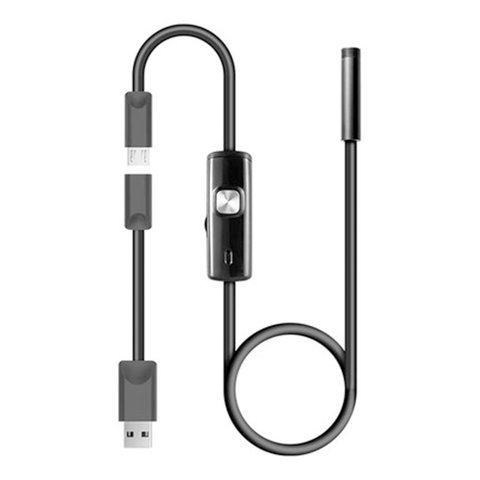 1M 1.5M 5.5mm D'endoscope IP67 Étanche Caméra D'inspection Caméra Flexible pour Android PC Portable 6Led Réglable ► Photo 1/6