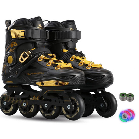 1 paire patins entiers chaussures pour patin à roulettes FSK patins de Slalom à roues alignées 80mm 76mm 72mm 243mm 231mm pour SEBA pour rouleau Powerslide ► Photo 1/6