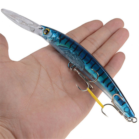 Leurre méné rigide Wobbler, appât artificiel professionnel idéal pour la pêche au bar ou au brochet, 17cm, 24g, 1 pièce ► Photo 1/6