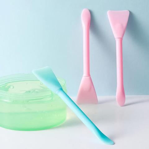 Brosse pour Masque bricolage en Silicone, bâton d'agitation pour les soins de la peau des filles ► Photo 1/6