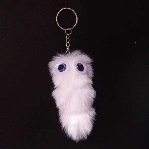 Porte-clés Pompon en fausse fourrure, joli sac à pendentif, charmant porte-clés de voiture, cadeaux de personnalité, nouvelle collection ► Photo 1/6