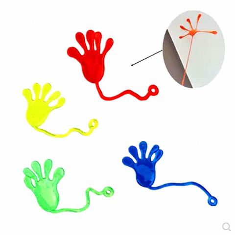 2 pièces enfants mains collantes paume fête faveur jouets nouveautés prix cadeau d'anniversaire jouets pour enfants Slime jouets jouet déformé ► Photo 1/6