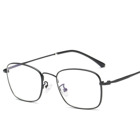 HOTOCHKI-lunettes de Style Vintage, lunette ronde en métal transparent, monture, tendance unisexe, Anti-radiation, pour femmes/hommes ► Photo 1/3