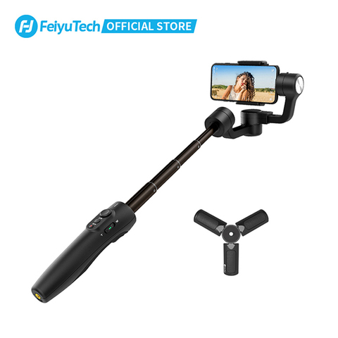 FeiyuTech officiel Vimble 2S cardan tenu dans la main trépied Smartphone stabilisateur Selfie bâton avec 180mm pôle pour iPhone Samsung XIAOMI ► Photo 1/6