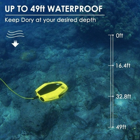 Câble d'attache de Drone sous-marin de 15 mètres | Utilisé pour chasser les pièces de rechange de Dory ► Photo 1/3