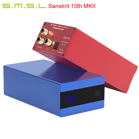 Nouvelle Version SMSL Sanskrit 10th MKII AK4493EQ 32Bit/384kHz natif DSD256 DAC USB/optique/Coaxial/entrée décodeur USB XMOS ► Photo 1/5