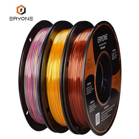 Mini arc-en-ciel de Filament de PLA de soie d'éryone, 0.5kg/couleur/Filament de bobine PLA 1.75mm, pour l'imprimante 3D ► Photo 1/5