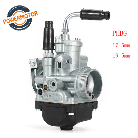 Carburateur PHBG pour moto, nouveau moteur 2 temps 50-100cc, 17.5/19.5mm, modèle Dellorto ► Photo 1/6
