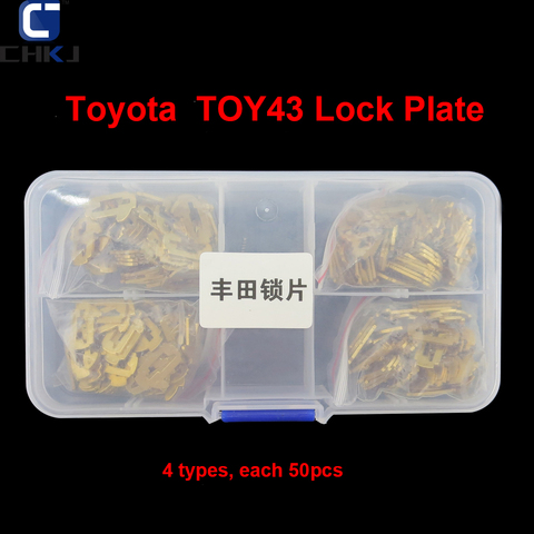 CHKJ – plaque de verrouillage de voiture pour Toyota Camry Corolla TOY43, 50 pièces, Kit de plaque de verrouillage, NO.1.2.3.4, printemps en cadeau ► Photo 1/5