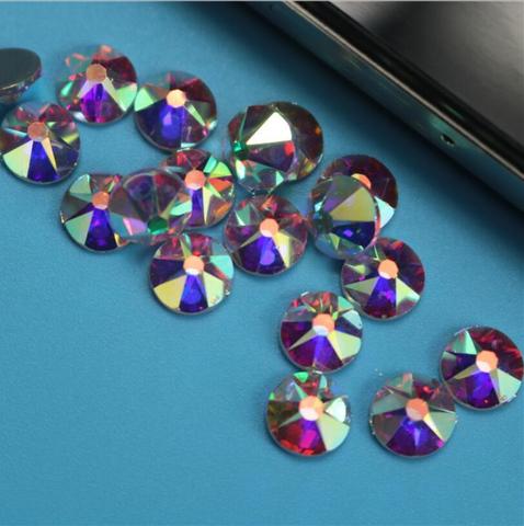 Nouveau 2088 coupe AAAAA 16 facette Grade ss10 ss16 SS20 SS30 cristal AB Hotfix strass verre cristal vêtement fer sur strass ► Photo 1/5