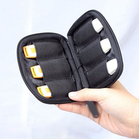 Étui de rangement Durable pour clés USB, étui de protection pour clés Flash, support de stockage Portable de voyage, sac à disque U, fermeture éclair USB, anti-poussière, antichoc ► Photo 1/6