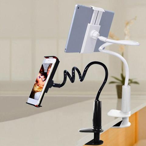 Support de téléphone portable universel Support de téléphone portable réglable Flexible pince de lit de bureau Support de bras paresseux Support pour iPhone IPad ► Photo 1/6