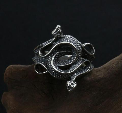 Bague tueurs naturels nés, bague Totem en serpent ► Photo 1/2