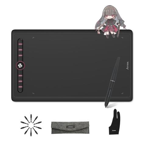 Artisul M0610 Pro tablette stylo graphique numérique sans batterie pour dessiner et jouer OSU avec 8 touches Express et une touche de fonction de cadran ► Photo 1/6