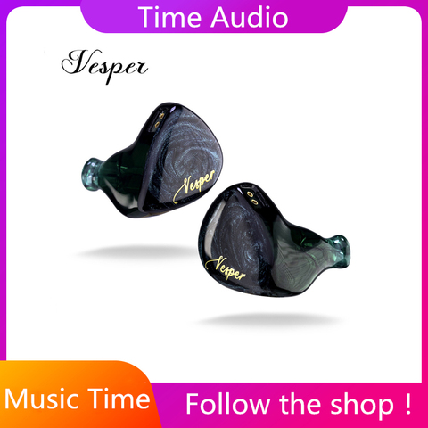 Original QOA Vesper 1BA + 1DD dans l'oreille écouteur hybride pilote casque HIFI DJ moniteur casque écouteurs QOA rose dame Kinera YH623 ► Photo 1/6