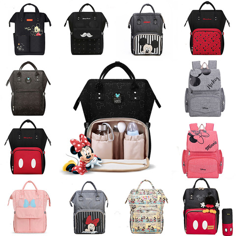 Disney – sac à langer Mickey, grande capacité, pour maman