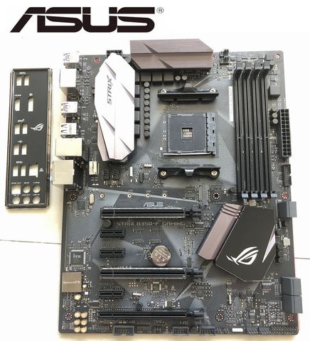 Asus – carte mère ROG STRIX B350-F pour GAMING, composant pc, compatible avec RYZEN 3700x, socket AM4, AMD B350 ► Photo 1/1