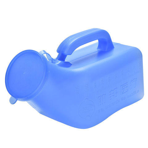 Urinoir Portable en plastique pour homme et femme, bouteille d'aide aux toilettes, pour Camping-Car, voyage, voyage, 1000ML ► Photo 1/4