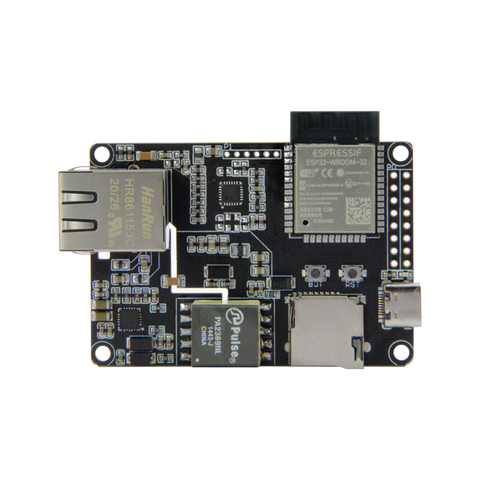 LILYGO®TTGO t-internet-poe ESP32-WROOM LAN8720A puce Ethernet adaptateur et téléchargeur carte d'extension matériel Programmable ► Photo 1/6