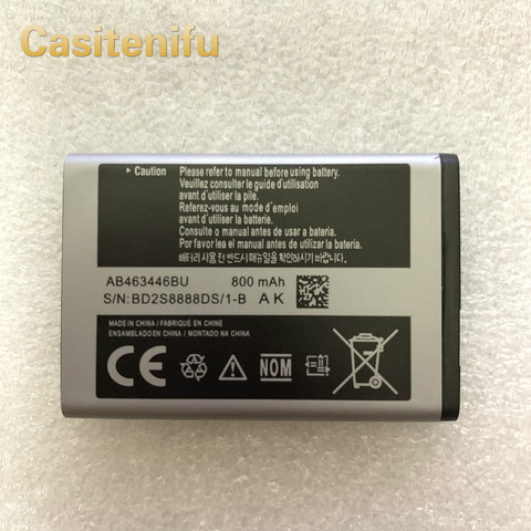 Batterie AB463446BU, pour Samsung E1228 E339 X208 X160 X210 E250 E900 C5212 E1080, nouvelle collection ► Photo 1/1