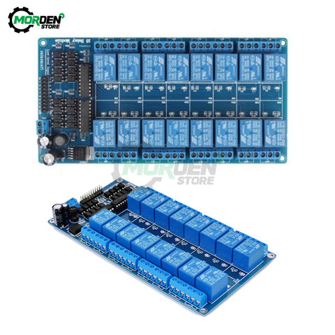 Module de bouclier de relais avec optocoupleur LM2576, 12V, 16 canaux, 16 canaux, 16 canaux, alimentation pour carte Arduino ► Photo 1/5