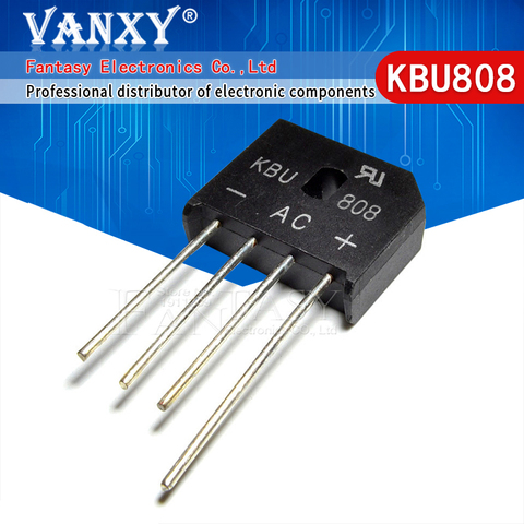 10 pièces KBU810 KBU-810 8A 1000 V diode pont redresseur IC nouvelle et originale ► Photo 1/3