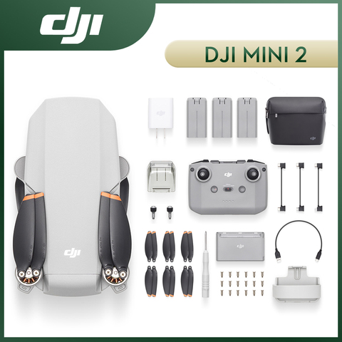 DJI Mavic Mini 2 voler plus Combo 3 axes caméra Stable Drone avec 10KM Transmission vidéo 249g ultra-léger coups rapides quadrirotor ► Photo 1/6