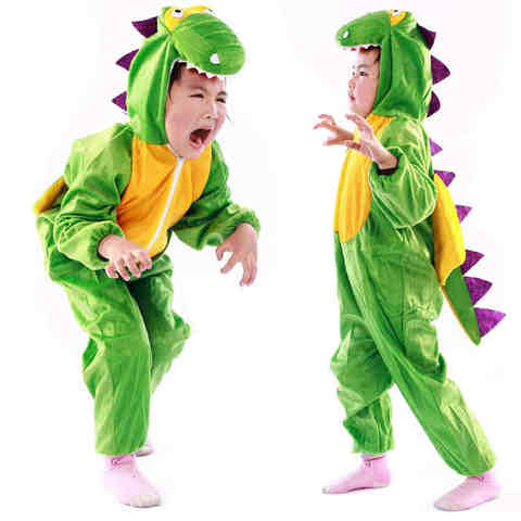 Umorden-Costume de dinosaure de dessin animé pour garçons et filles, vêtements mignons pour Cosplay, Costumes de journée des enfants ► Photo 1/6