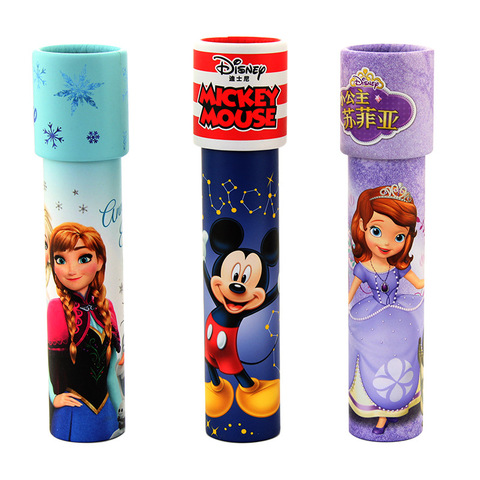 Jouet kaléidoscope de la princesse Disney, la reine des neiges 2 Mickey, multi-prisme, jouet éducatif pour enfants ► Photo 1/6