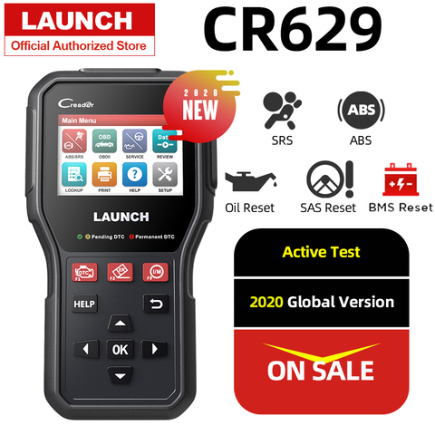 Nouveau lancement cr629 obd2 scanner abs srs code lecteur obd 2 autoscanner actif test obdii scanner de voiture ► Photo 1/6