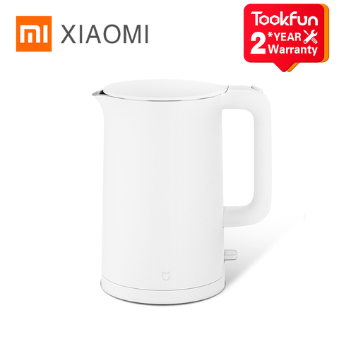 2022 nouveau XIAOMI MIJIA bouilloire électrique rapide ébullition inoxydable théière samovar cuisine eau bouilloire Mi maison 1.5L isolation ► Photo 1/6