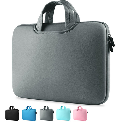 Sac à main antichoc pour ordinateur portable MacBook Air Pro Retina, sac à main à double fermeture éclair, pour ordinateur portable, 11 13 14 15 15.6 pouces, pour MacBook Air Pro Retina ► Photo 1/6