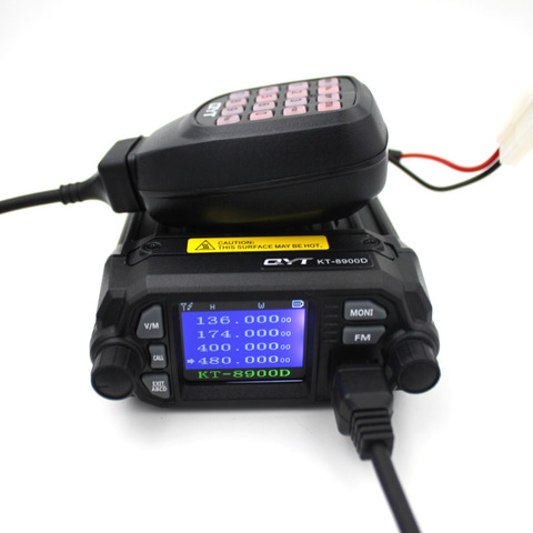 Version améliorée QYT KT-8900D 25W puissance radio Mobile 136-174MHz/400-480MHz double bande Quad affichage nouvelle fonctionnalité émetteur-récepteur mobile ► Photo 1/4