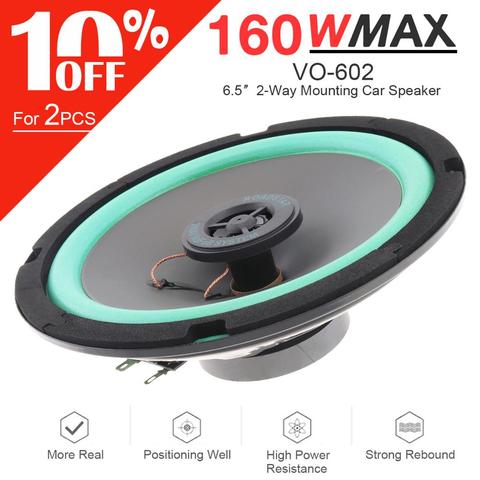 4/5/6.5 pouces 100W voiture HiFi Coaxial haut-parleur porte de véhicule Auto Audio musique stéréo gamme complète fréquence haut-parleur avec rondelle pour voiture ► Photo 1/6