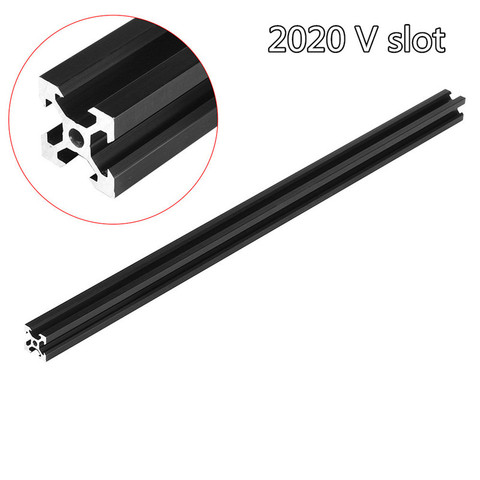 100-1000mm noir 2022 v-slot aluminium profilé Extrusion cadre pour CNC Laser gravure Machine à bois bricolage ► Photo 1/6