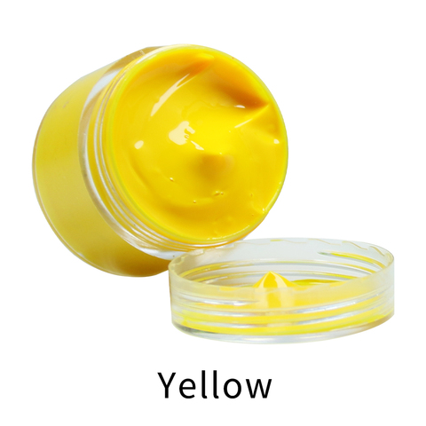 Peinture de cuir jaune colorant crème pour chaussures, pour sac canapé siège de voiture, rayures 30ml réparation de colorant de cuir jaune ► Photo 1/6