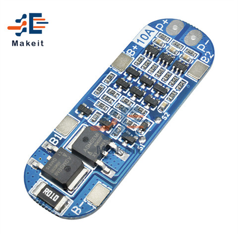 Panneau de Protection de batterie Lithium 3S, BMS 18650 Li-ion, Module de Circuit imprimé PCB, égaliseur 12.6V ► Photo 1/6