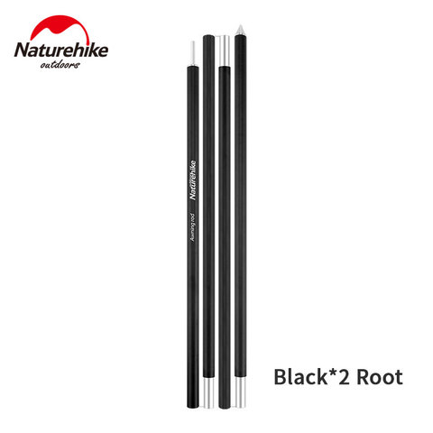 Naturetrekking accessoires de tente extérieure 4 sections 2m poteaux de tente haut solide en alliage d'aluminium épaisseur 18mm soleil abri Foyer jambe de force ► Photo 1/6