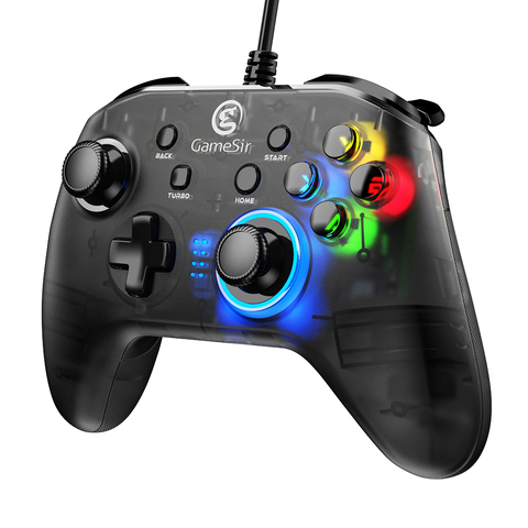 Contrôleur de jeu filaire USB GameSir T4w, manette avec fonction Vibration et Turbo, manette pour Windows 7/8/10 PC ► Photo 1/6