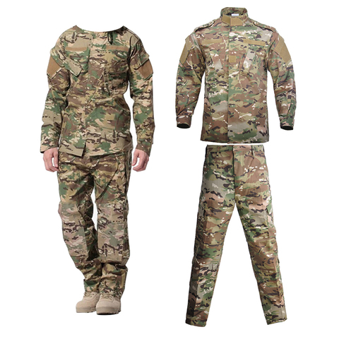 Uniforme militaire Camouflage costume tactique hommes armée Forces spéciales chemise de Combat manteau pantalon ensemble Camouflage militaire soldat vêtements ► Photo 1/6