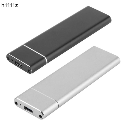 USB3.1 boîtier HDD M.2 à USB disque dur SSD type de boîtier C 3.1 à (clé B + M)/connecteur de clé B 2242/2260/2280 M2 boîtier SSD SATA ► Photo 1/1