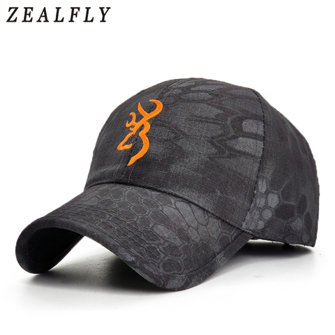 2022 Camouflage Browning Casquette de Baseball casquettes de pêche en plein air chasse Jungle chapeau tactique randonnée Casquette chapeaux pour hommes et femmes ► Photo 1/6