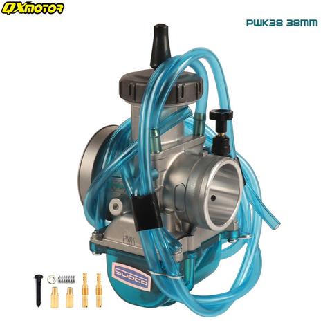 Carburateur PWK38 pour Kawasaki KDX200 KX125 KX250 pour Suzuki RM125 RM250 pièces de vélo de saleté 38mm Carb ► Photo 1/6