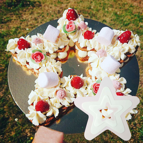 Moule à gâteau en forme de pentagramme, chocolat, biscuits, pâtisserie, Dessert, outils de décoration, accessoire de cuisson écologique pour animaux de compagnie ► Photo 1/5