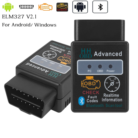 Scanner OBD Bluetooth HH OBD orm 327 pour Mitsubishi Lancer/PAJERO 2 3 V ASX PAJERO SPORT5 RVR lecteur de Code d'erreur automatique ► Photo 1/6